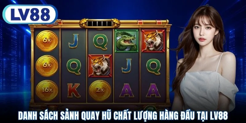 Danh sách sảnh quay hũ chất lượng hàng đầu tại LV88
