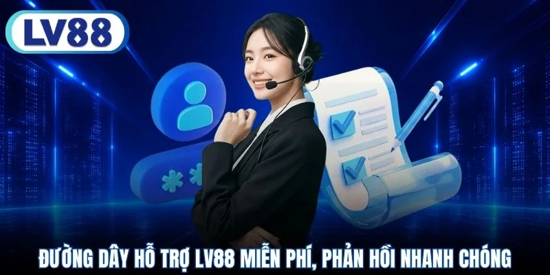 Đường dây hỗ trợ LV88 miễn phí, phản hồi nhanh chóng