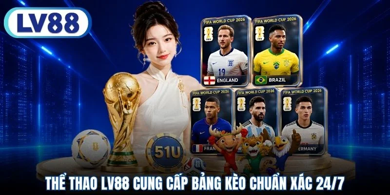 Thể thao LV88 cung cấp bảng kèo chuẩn xác 24/7